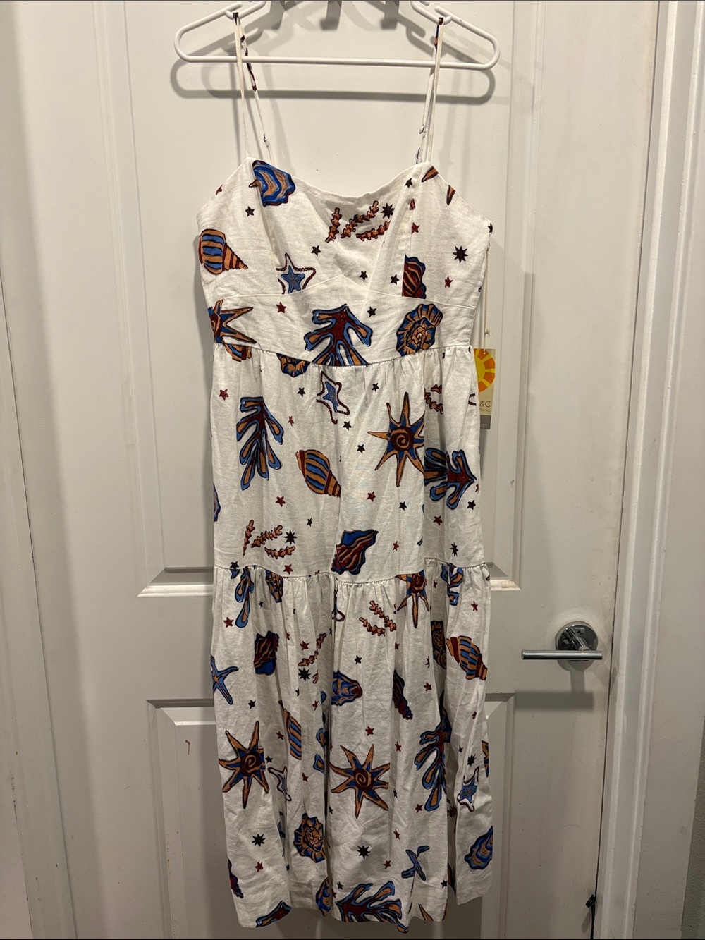 C&C California Nautical Print Maxi Dress